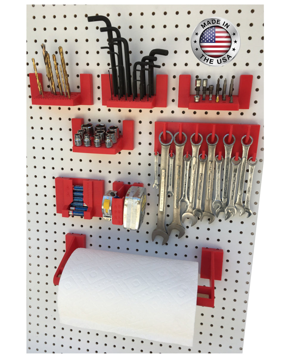 Pegboard Paper Towel Holder - Makers Road