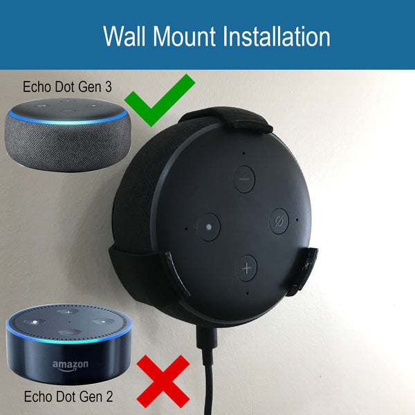 Amazon Echo Gen3. Wall Mount - Makers Road