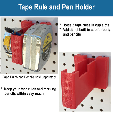 Pegboard Tape Rule Holder - Makers Road