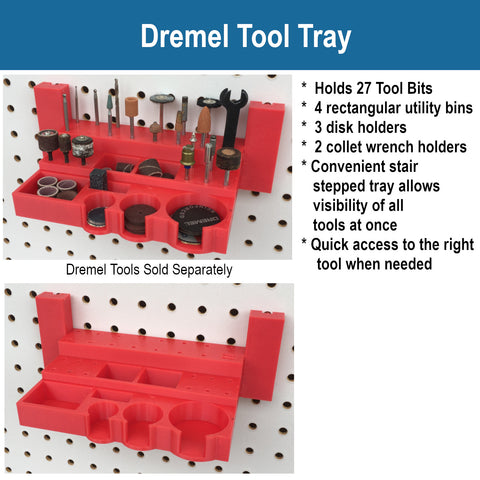 Pegboard Dremel Tool Tray - Makers Road