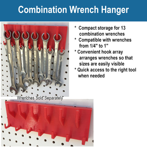 Pegboard Combination Wrench Hanger - Makers Road