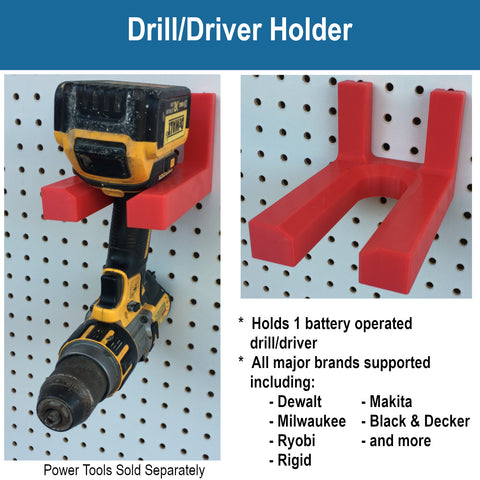 Pegboard Cordless Drill/Driver Holder